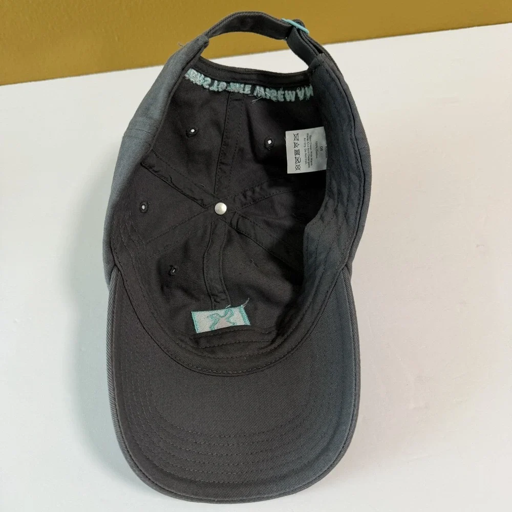 Dutch Bros Baseball Cap Adjustable OS Embroidered Logo Gray Blue Hat